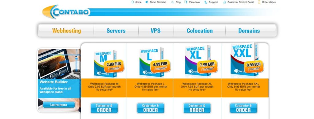 Contabo Nejlepší webhosting v Evropě