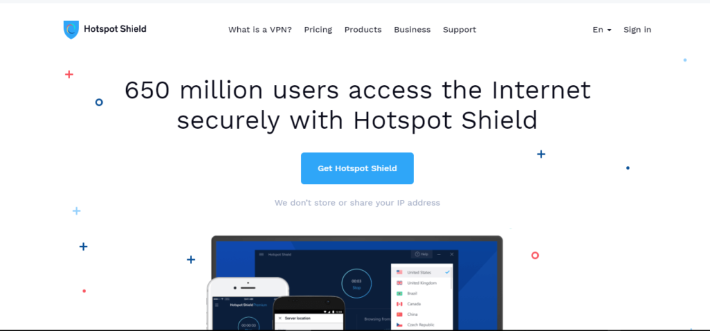 VPN HotSpot Shield