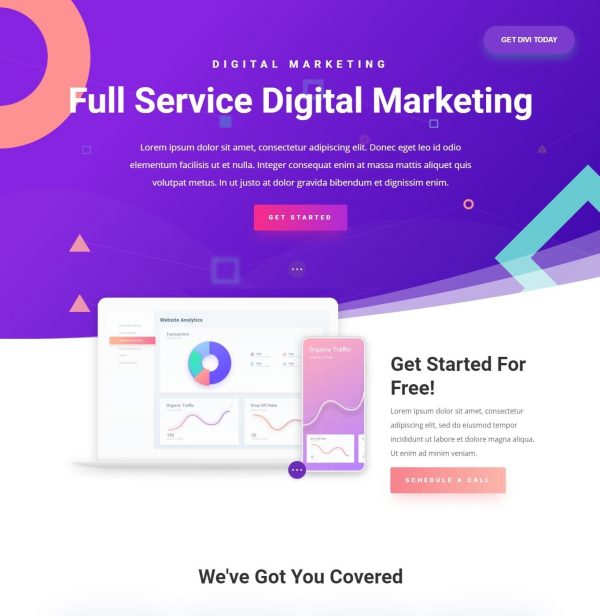 Template WordPress Divi